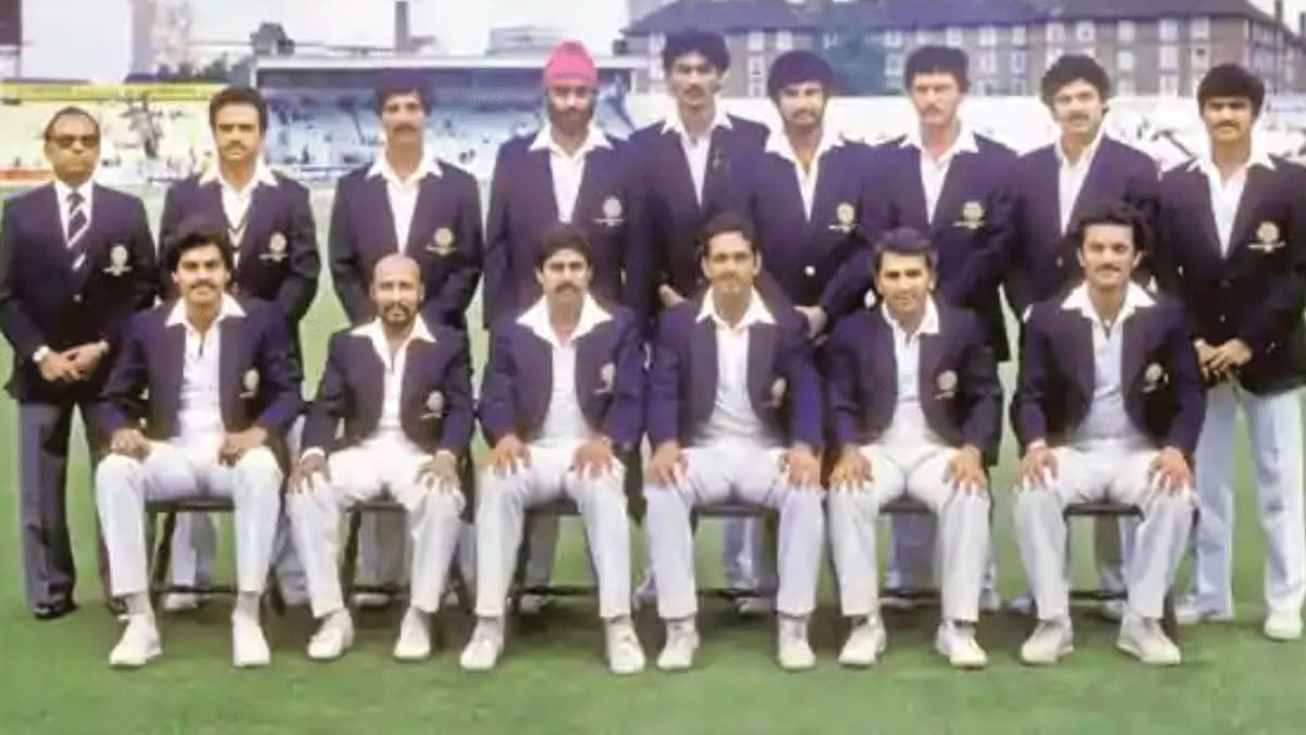 India’s 1983 World Cup winning team
