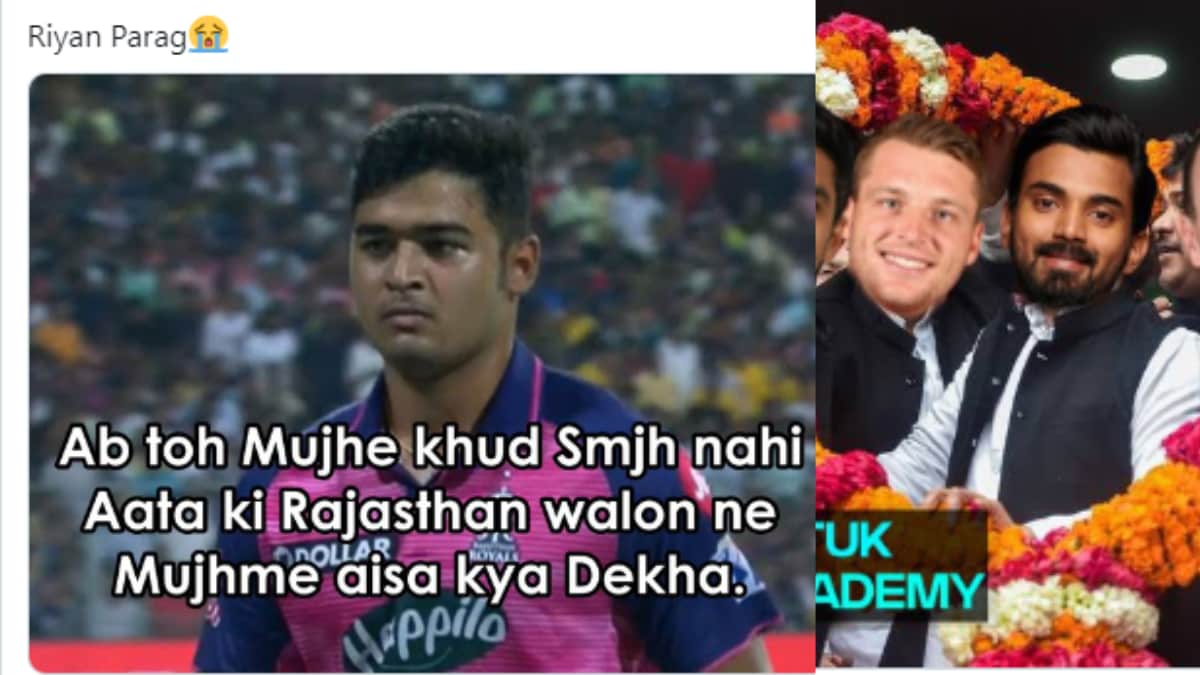 Top memes from GT vs RR match