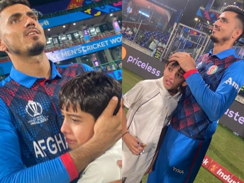Mujeeb-ur-Rahman reveals emotional young fan from viral picture after win over England was not from Afghanistan