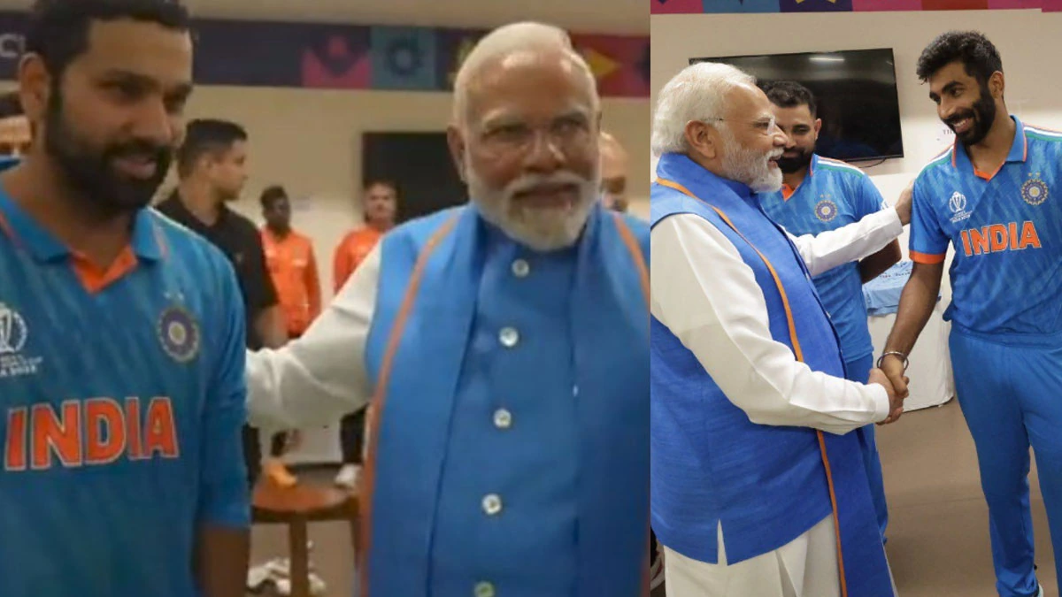 Narendra Modi Indian dressing room