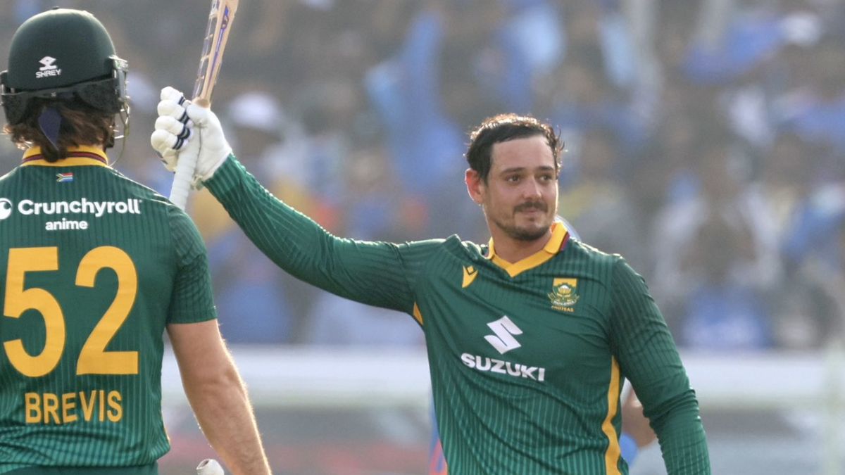 Quinton de Kock's sensational knock takes South Africa to 213/4 runs in the 2nd T20I vs India