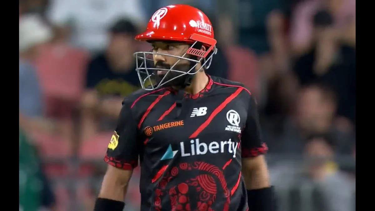 Mohammad Rizwan forced to retire out during BBL match in Australia ...